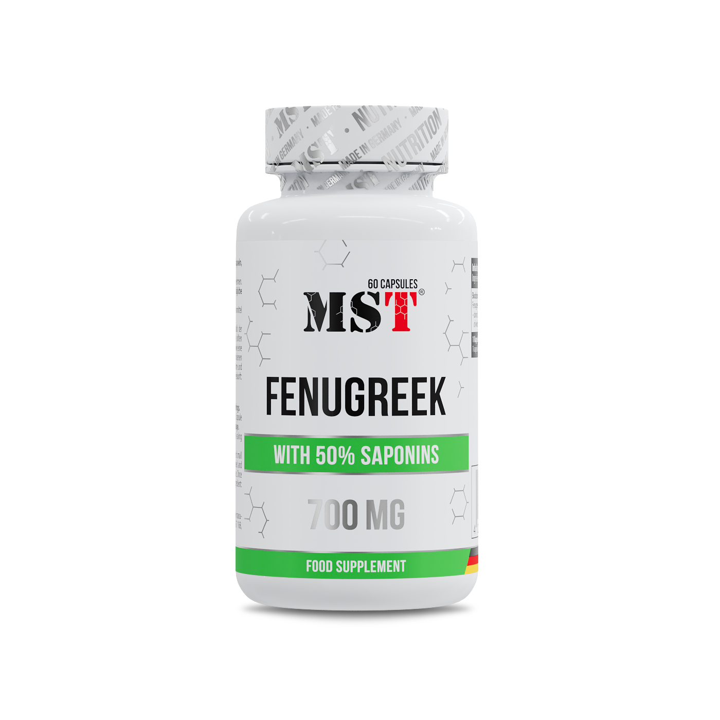 Пажитник, MST Fenugreek, 700 мг, 60 капсул