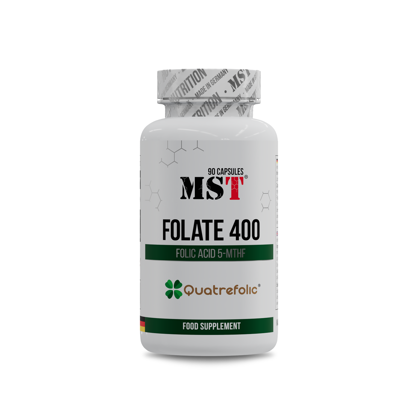 Фолат, MST Folate 400 mg, 90 капсул