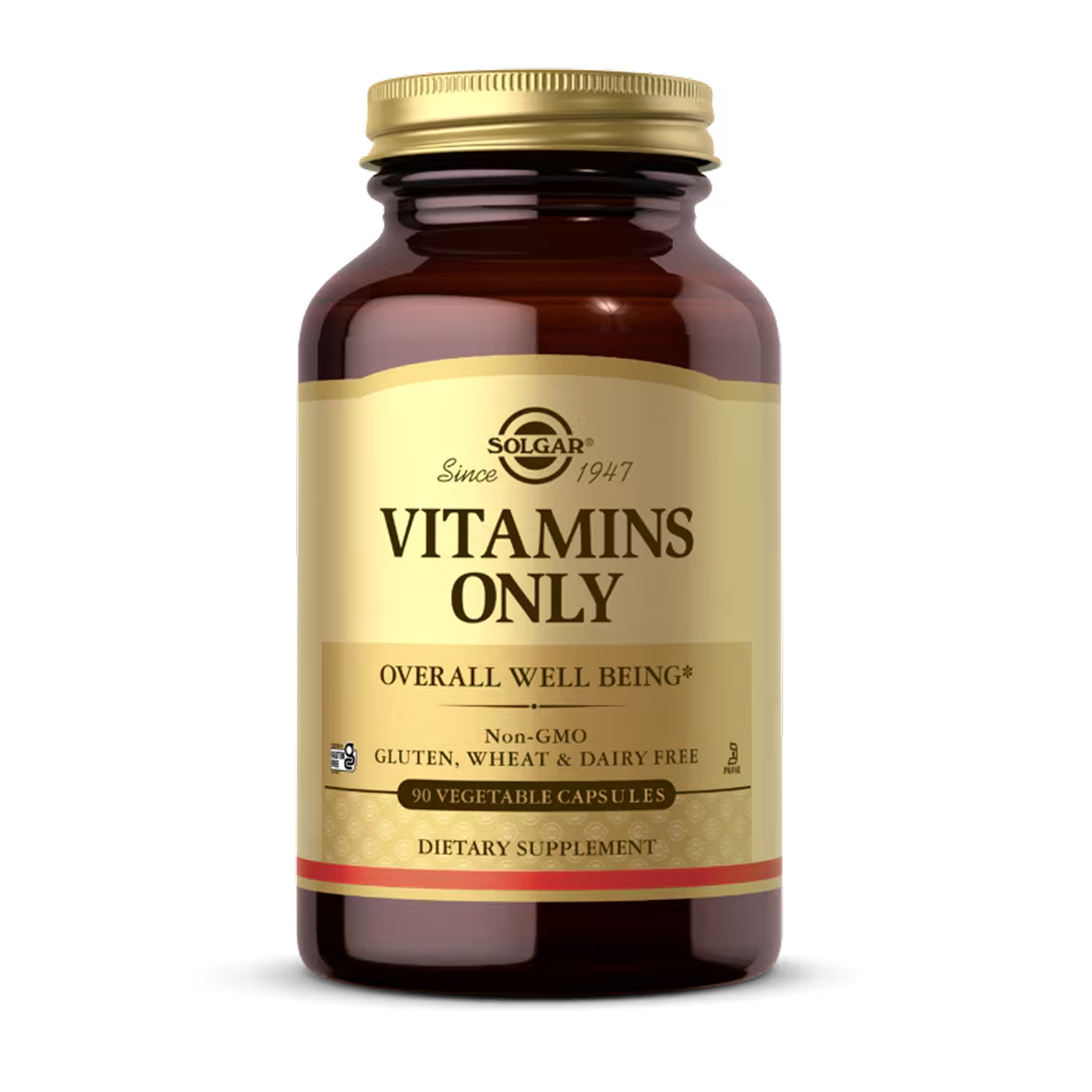 Мультивітаміни, Solgar Vitamins Only, 90 вегетаріанських капсул