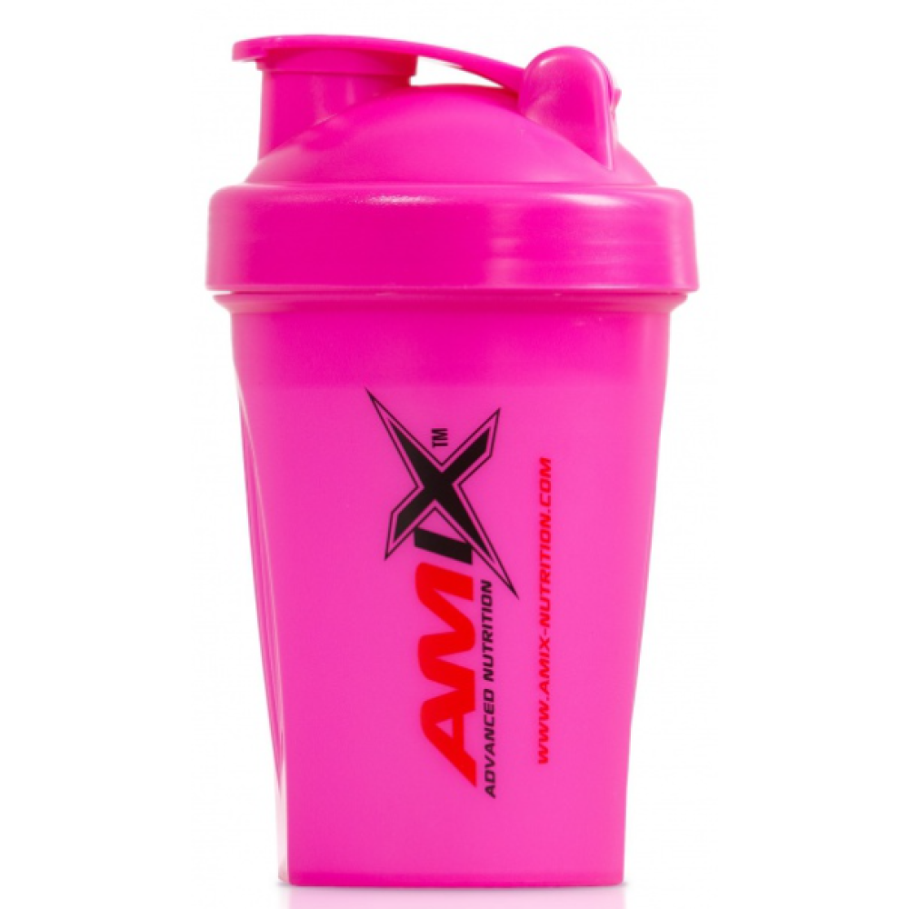 Шейкер Amix Mini - 400 мл - неоновий рожевий