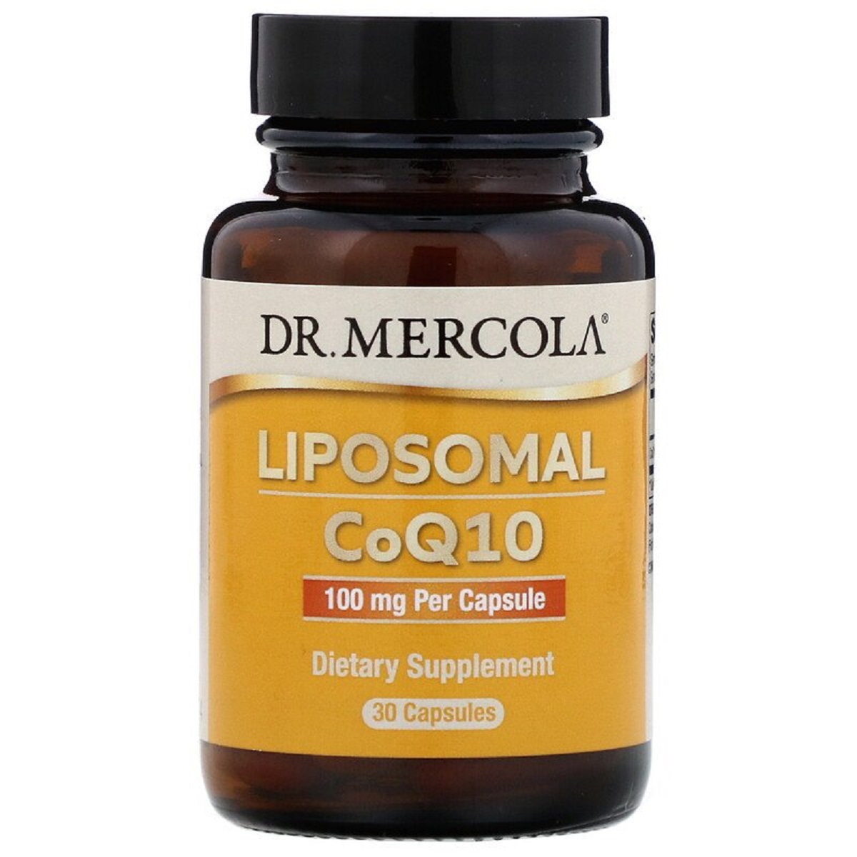 Коензим Q10 ліпосомальний, Dr. Mercola Liposomal CoQ10, 100 мг, 30 капсул