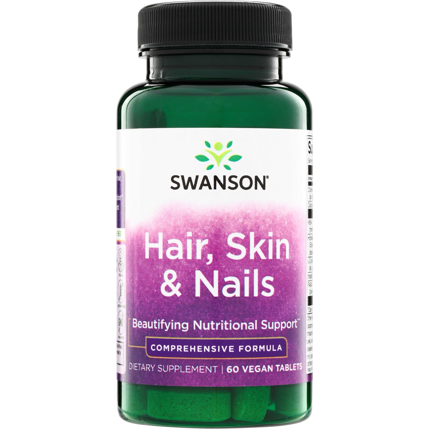 Комплекс для волосся, шкіри та нігтів, Swanson Hair Skin Nails, 60 таблеток
