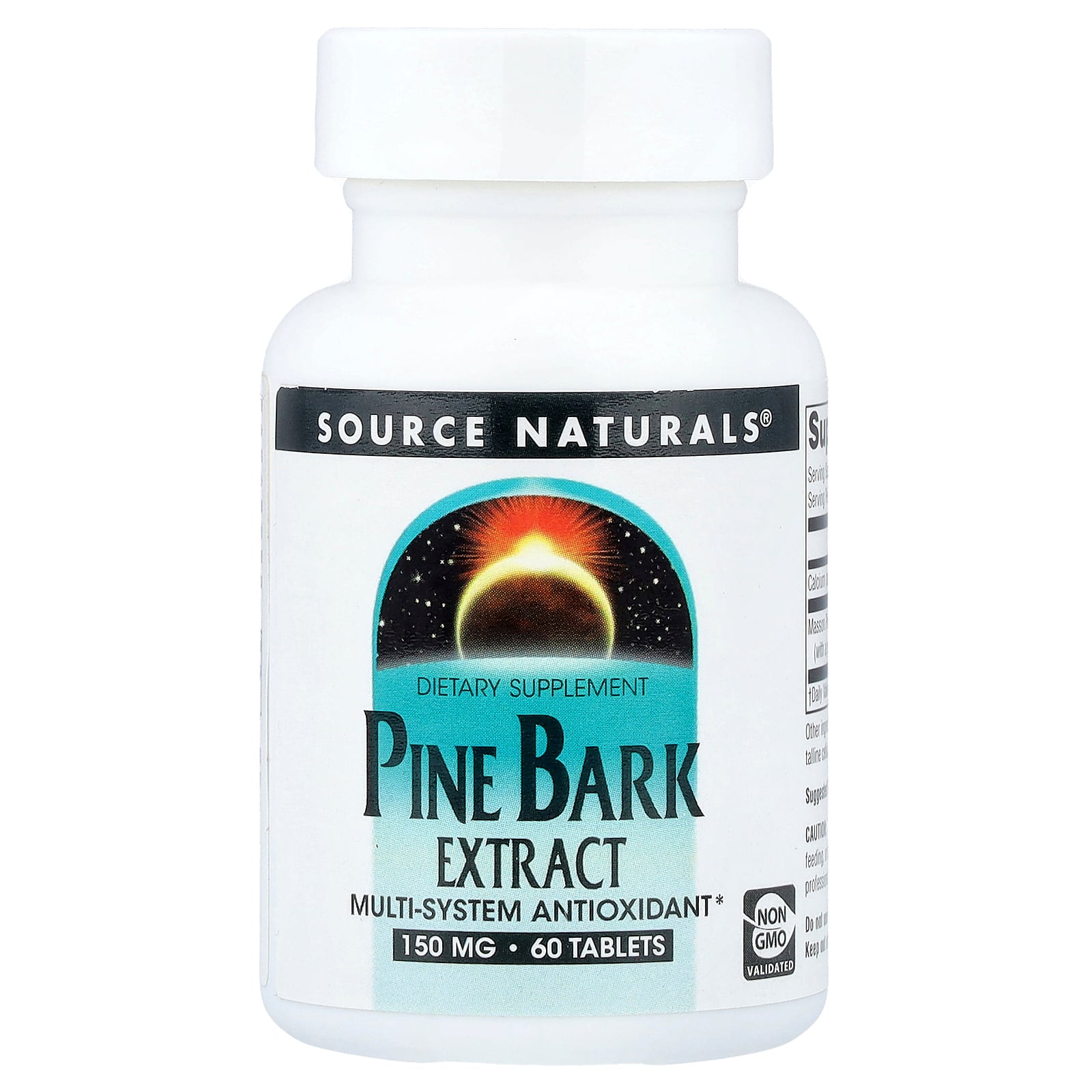 Екстракт соснової кори, Pine Bark Extract, Source Naturals, 150 мг, 60 таблеток