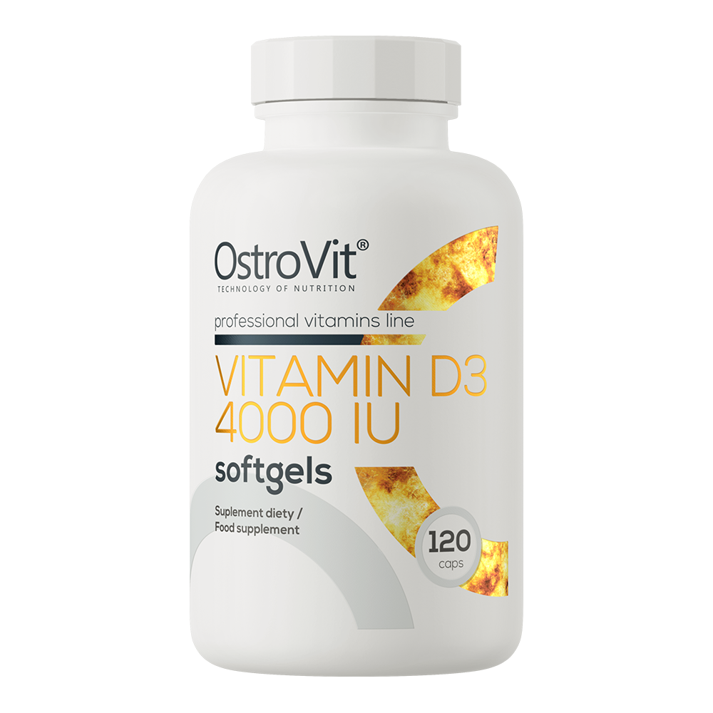 Вітамін D3, OstroVit Vitamin D3 4000, 120 капсул