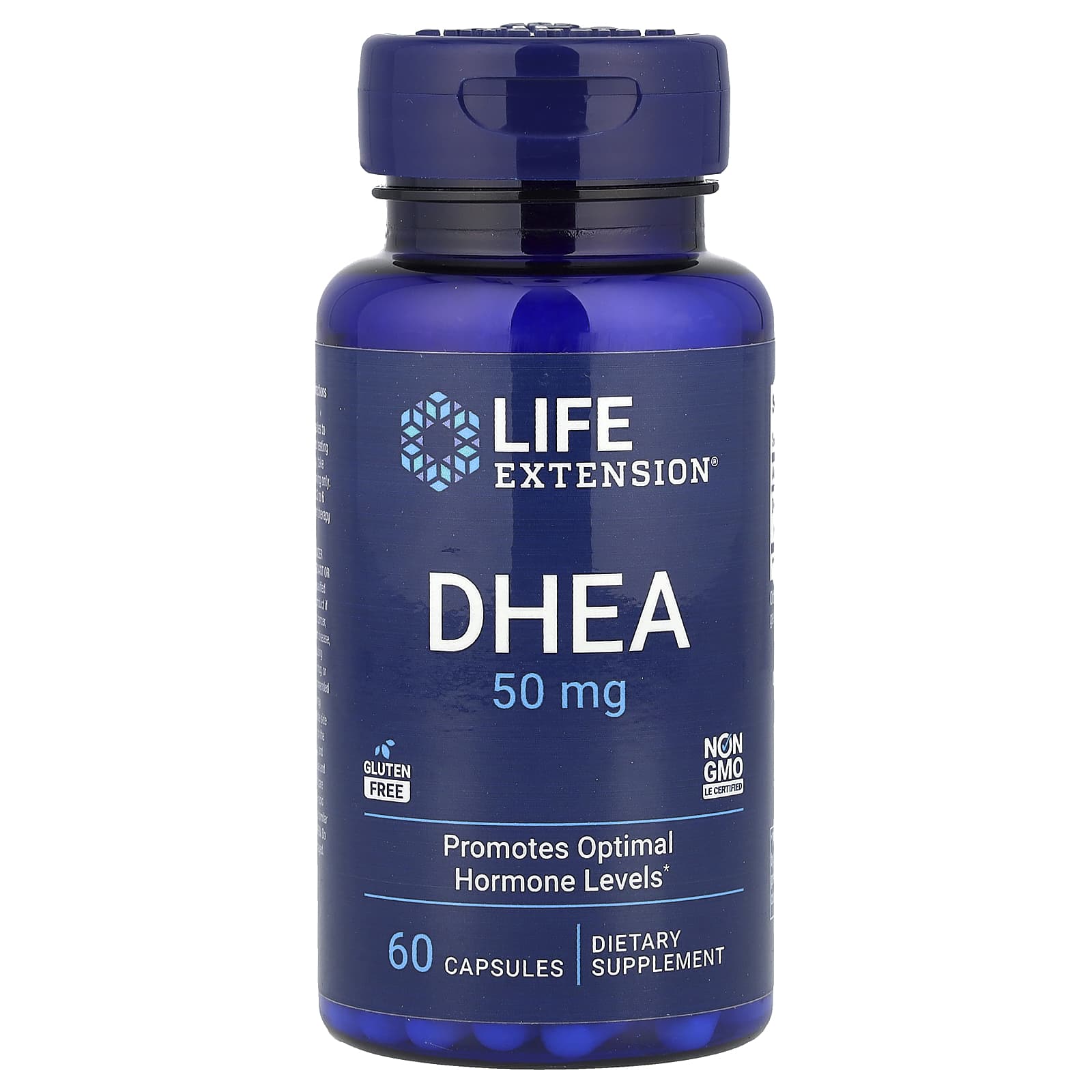 ДГЭА (дегидроэпиандростерон), Life Extension DHEA, 50 мг, 60 капсул