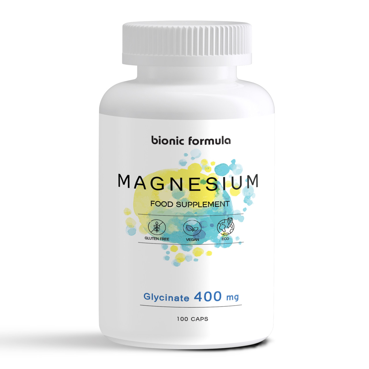 Магній гліцинат для нервової системи та сну, Bionic formula Magnesium Glycinate, 400 мг, 100 капсул