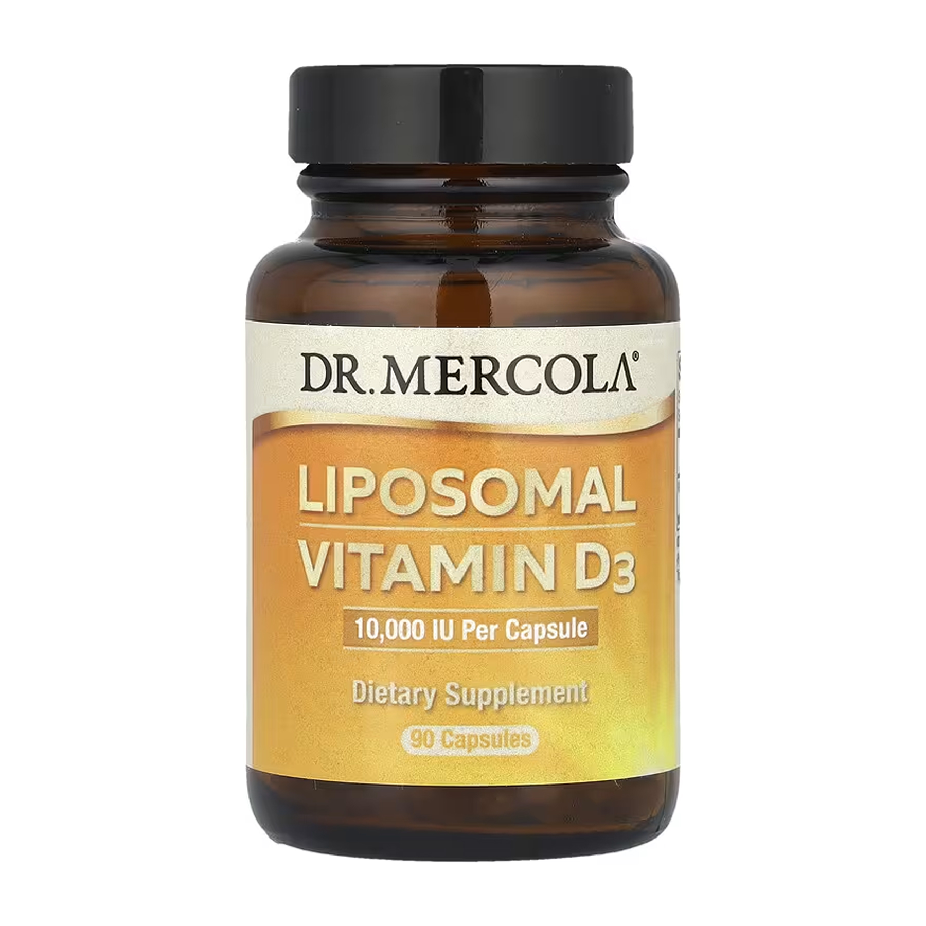 Ліпосомальний вітамін D3, Dr. Mercola Liposomal Vitamin D3, 10000 МО, 90 капсул
