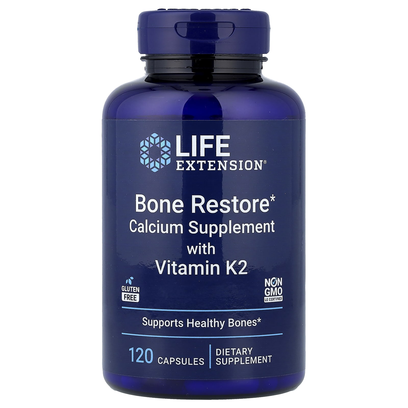 Комплекс для здоров'я кісток з вітаміном К2, Life Extension Bone Restore with Vitamin K2, 120 капсул