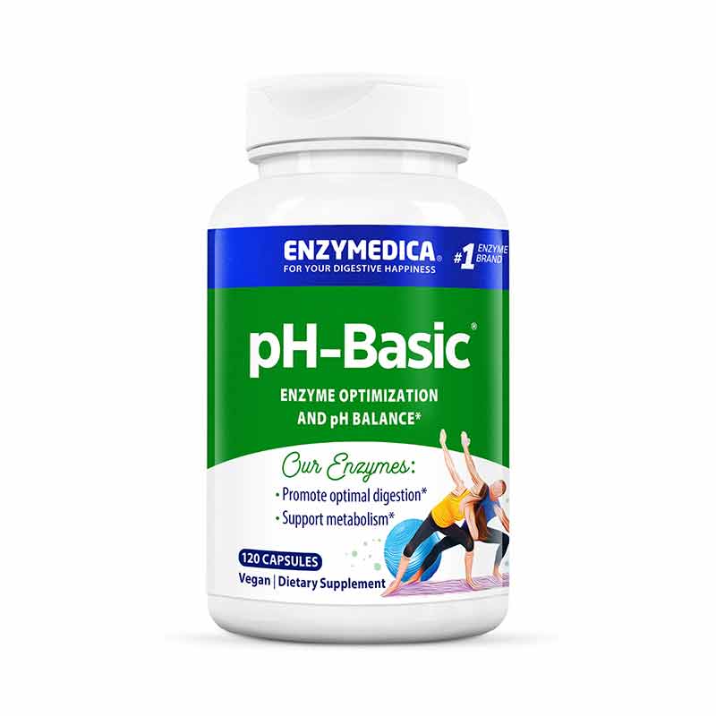 Ферменти для pH-балансу, Enzymedica pH-Basic, 120 капсул