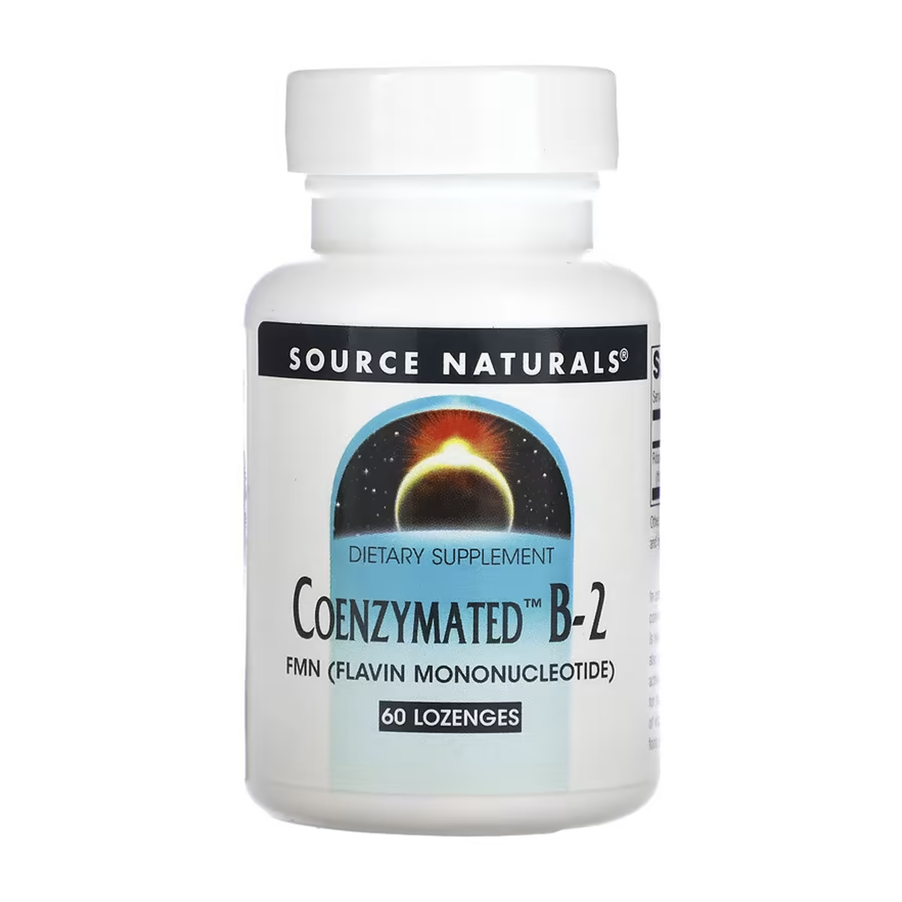 Коензимований вітамін B2, Source Naturals Coenzymated B-2, 25 мг, 60 пастилок (М'ята)