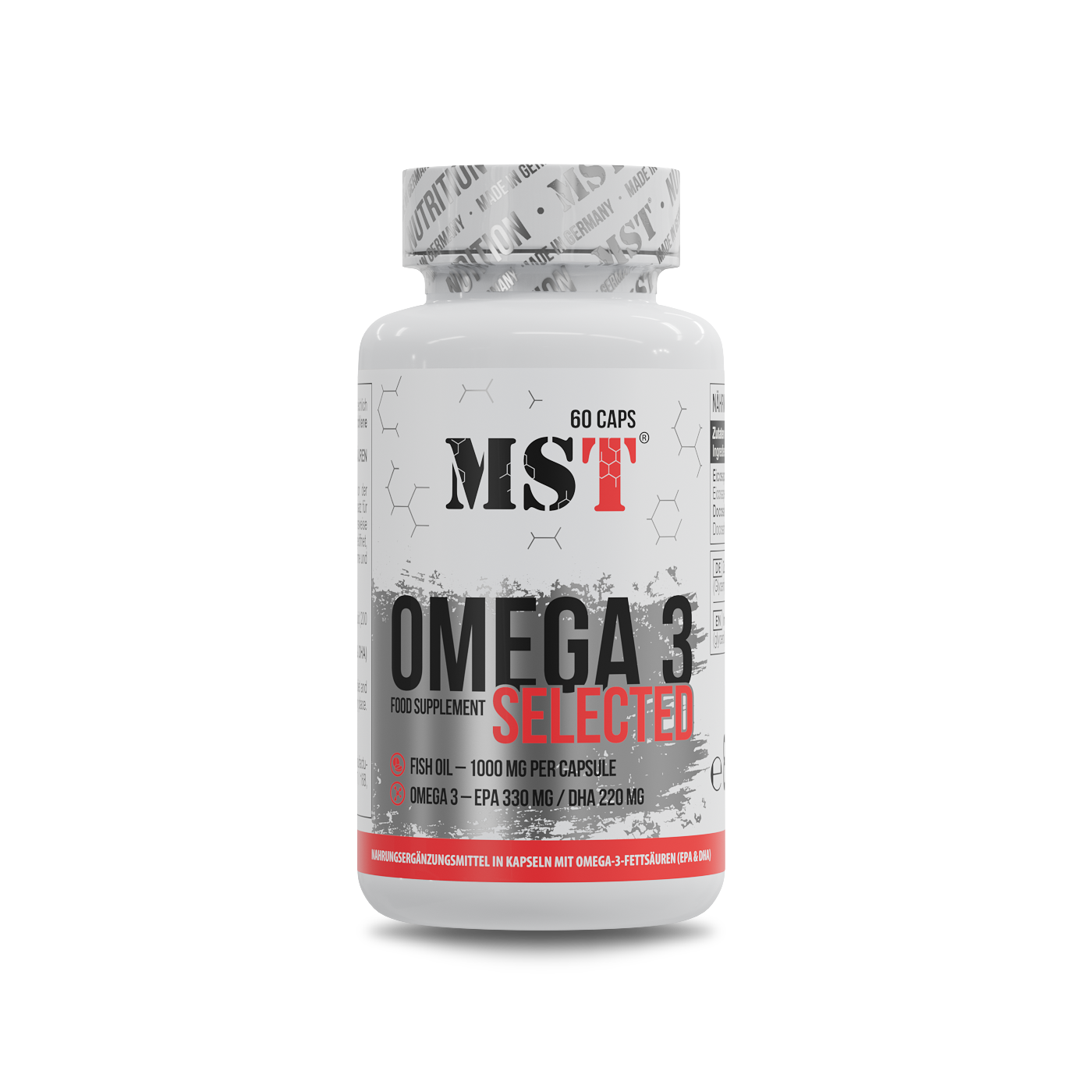 Омега-3, MST Omega 3 Selected, 60 м'яких капсул