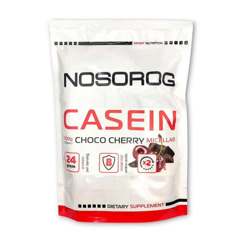 Міцелярний казеїн, NOSOROG Micellar Casein, 700 г (Шоколад-вишня)