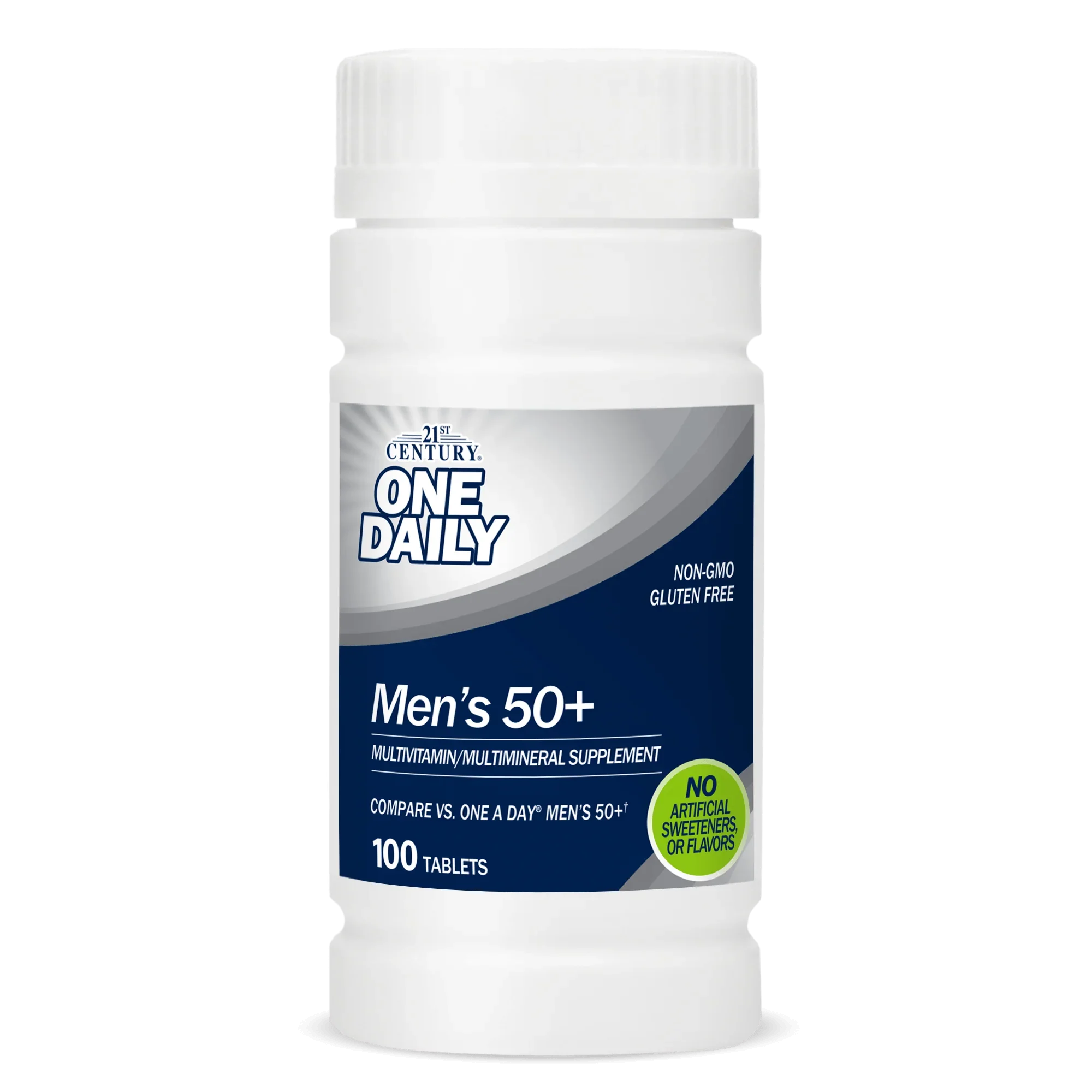 Мультивітамінний комплекс для чоловіків 50+, 21st Century One Daily Men's 50+, 100 таблеток