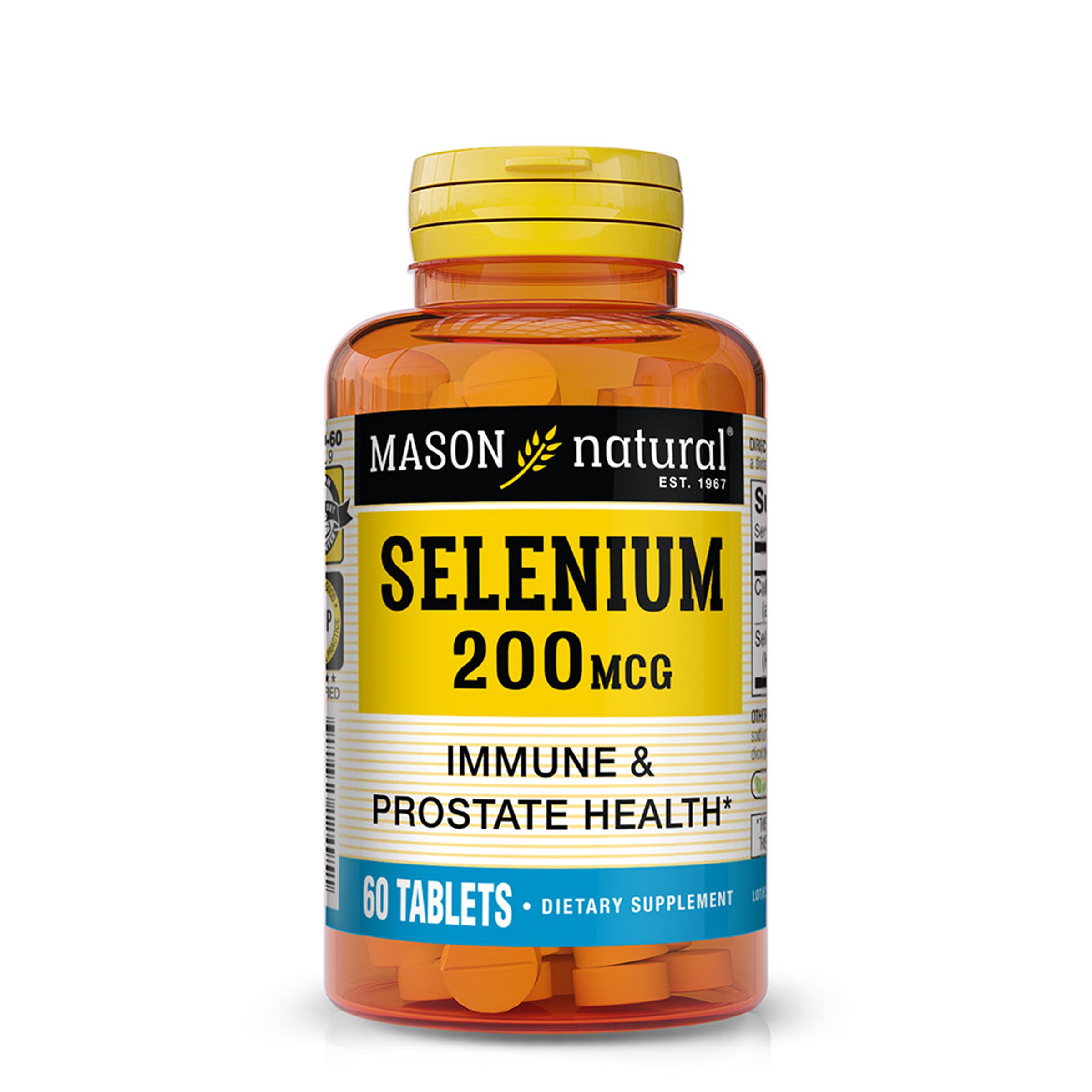 Селен, Mason Natural Selenium, 200 мкг, 60 таблеток