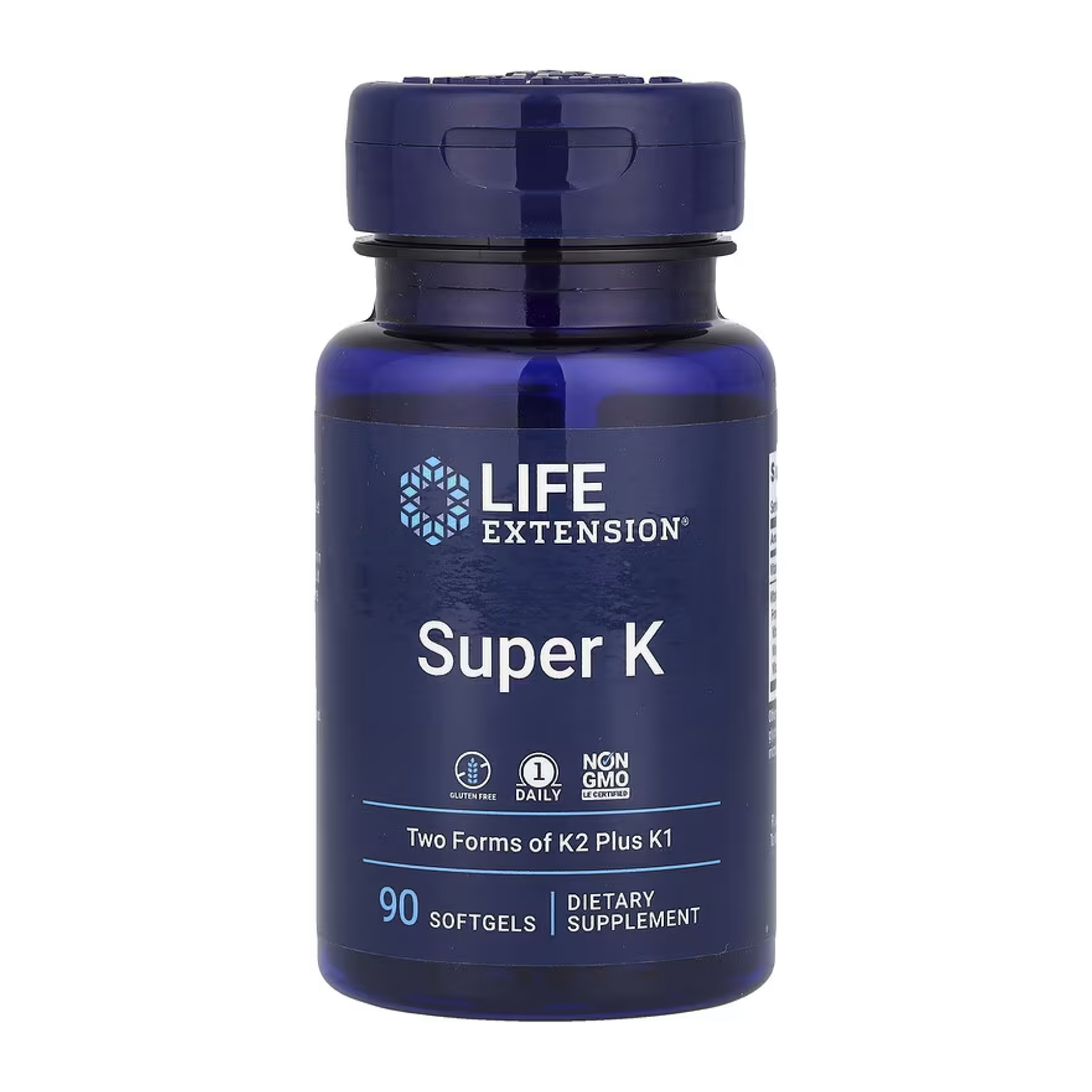 Вітамін K, Life Extension Super K, 90 м'яких капсул