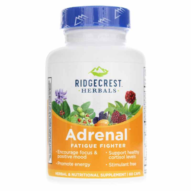 Комплекс для ліквідації втоми, Ridgecrest Herbals Adrenal Fatigue Fighter, 60 вегетаріанських капсул