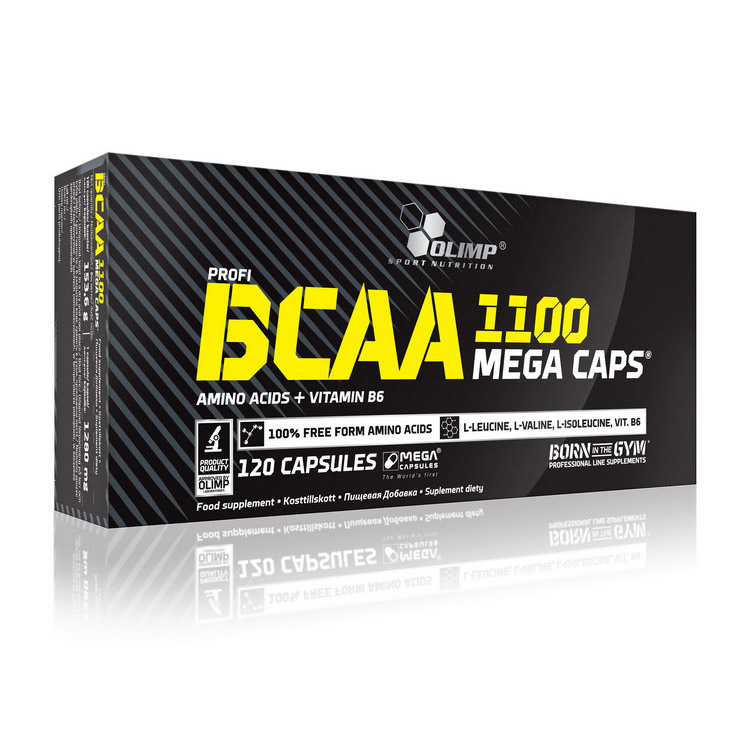Амінокислоти BCAA, Olimp Nutrition BCAA Mega Caps, 120 капсул