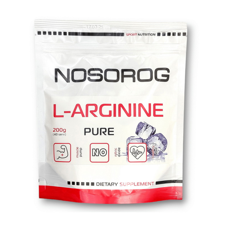 L-Аргінін, NOSOROG L-Arginine, 200 г