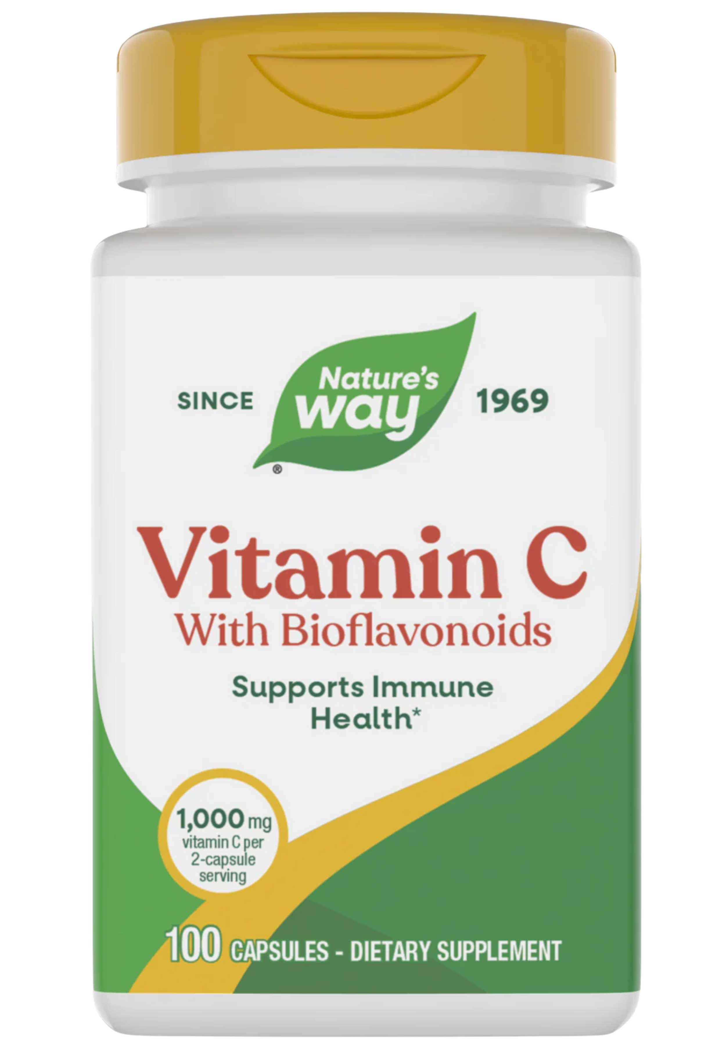 Вітамін С, Nature's Way Vitamin C Bioflavonoids, 1000 мг, 100 капсул