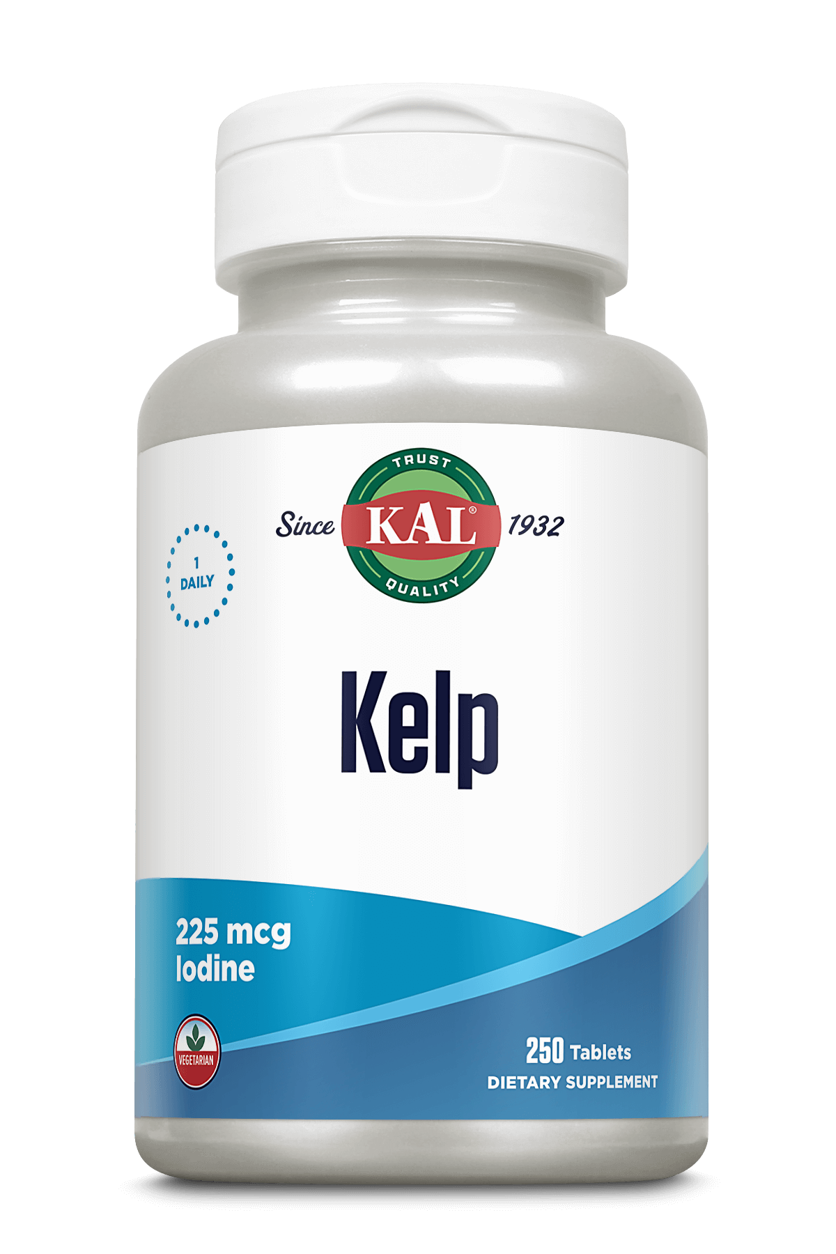 Йод з келпу, Kal Kelp Iodine, 225 мкг, 250 таблеток