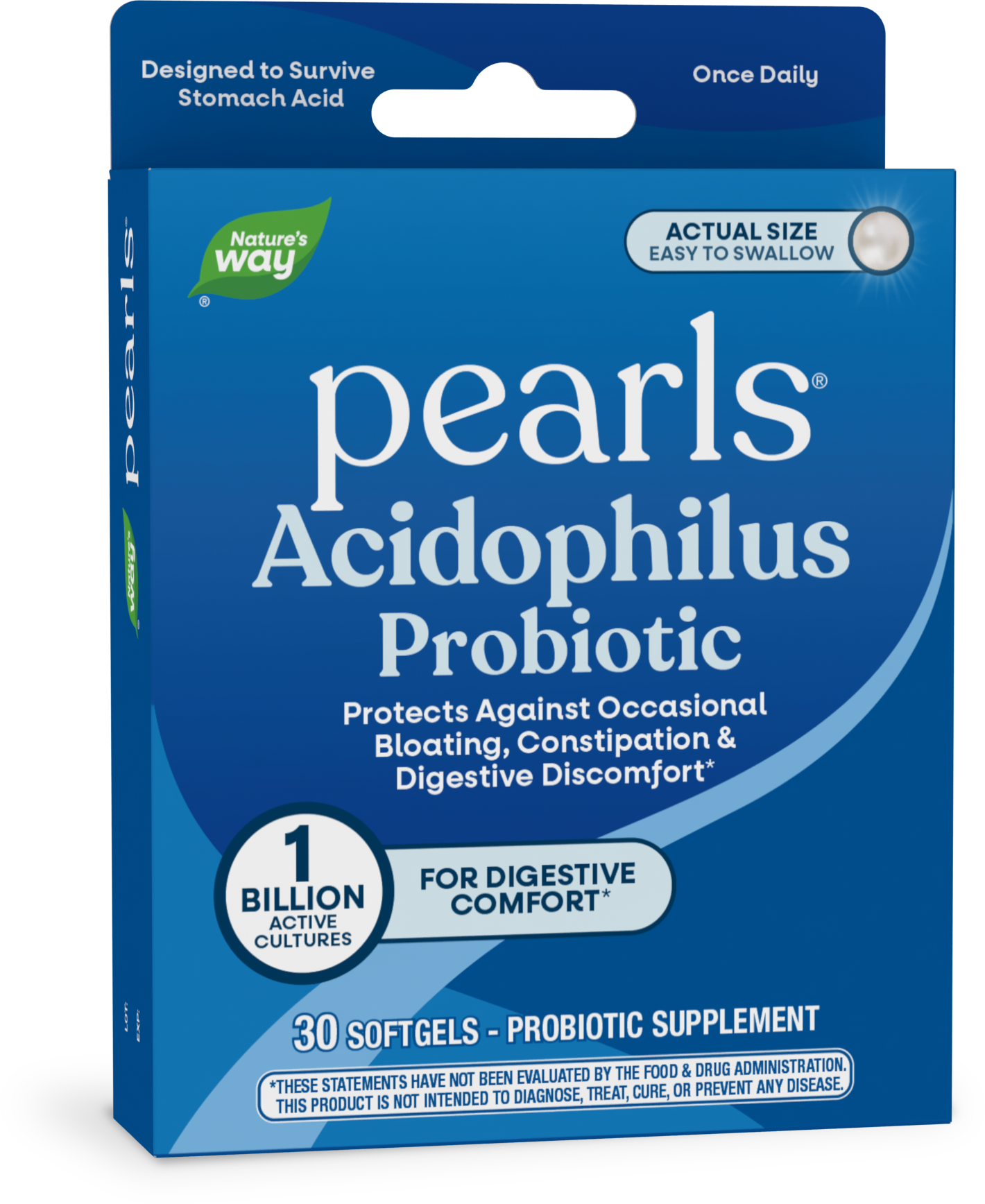 Пробіотик ацидофілус, Nature's Way Acidophilus Probiotic, 30 м'яких капсул