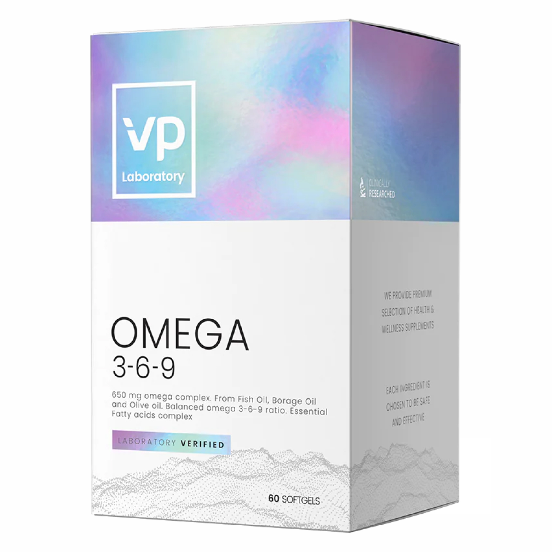 Омега 3-6-9, VP Lab Omega 3-6-9, 60 капсул
