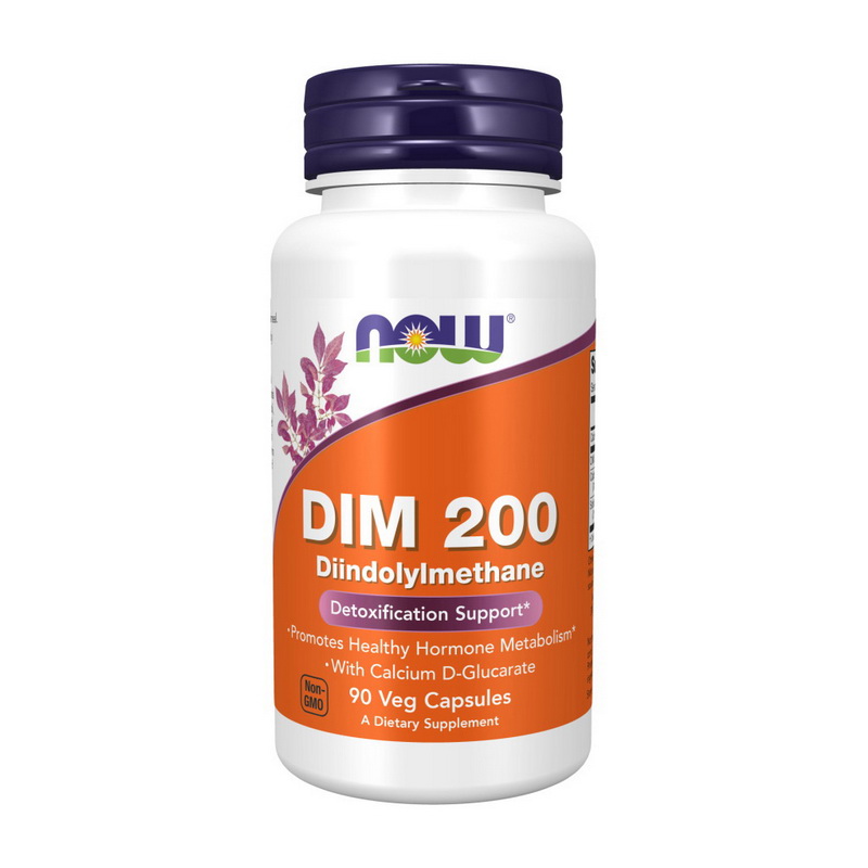 ДІМ (дііндолілметан), Now Foods DIM 200 mg, 90 вегетаріанських капсул