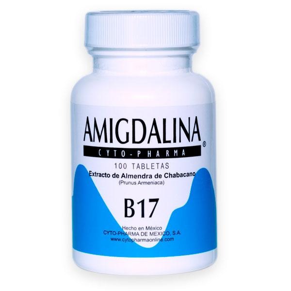 Вітамін B17, Cyto Pharma Amygdalin, 500 мг, 100 таблеток
