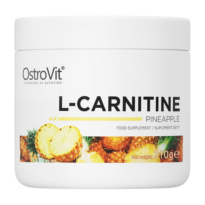 L-карнітин для жироспалювання, OstroVit L-Carnitine, 210 г (Ананас)