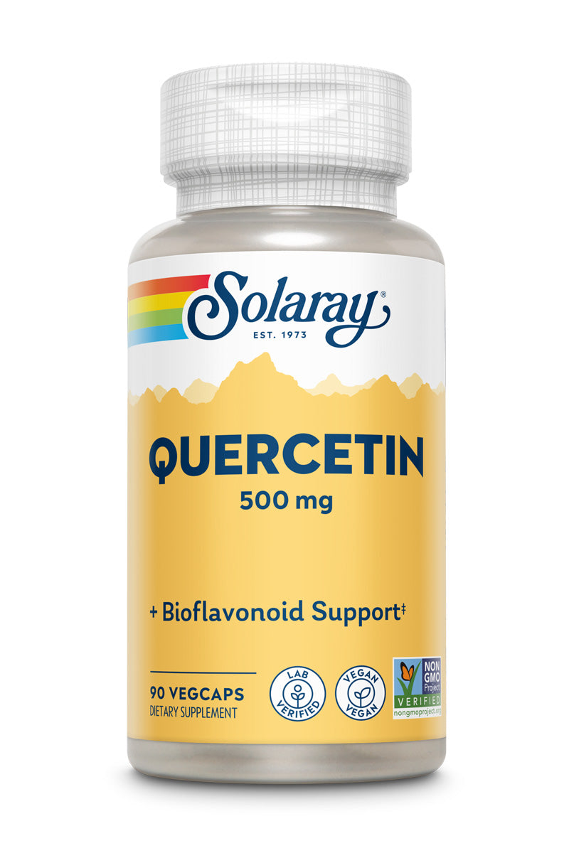 Кверцетин, Quercetin, Solaray, 500 мг, 90 капсул