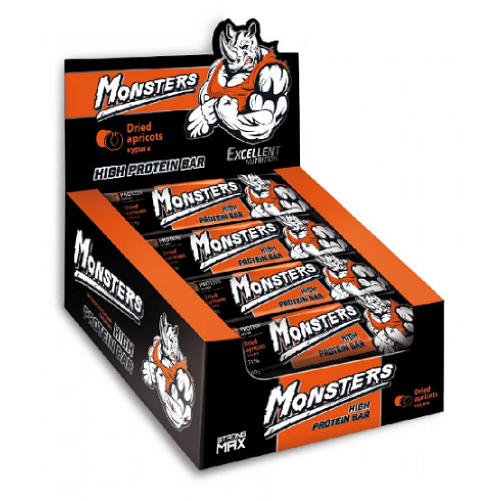 Сушені абрикоси, Monsters Dried Apricots, 20 шт. (Курага)