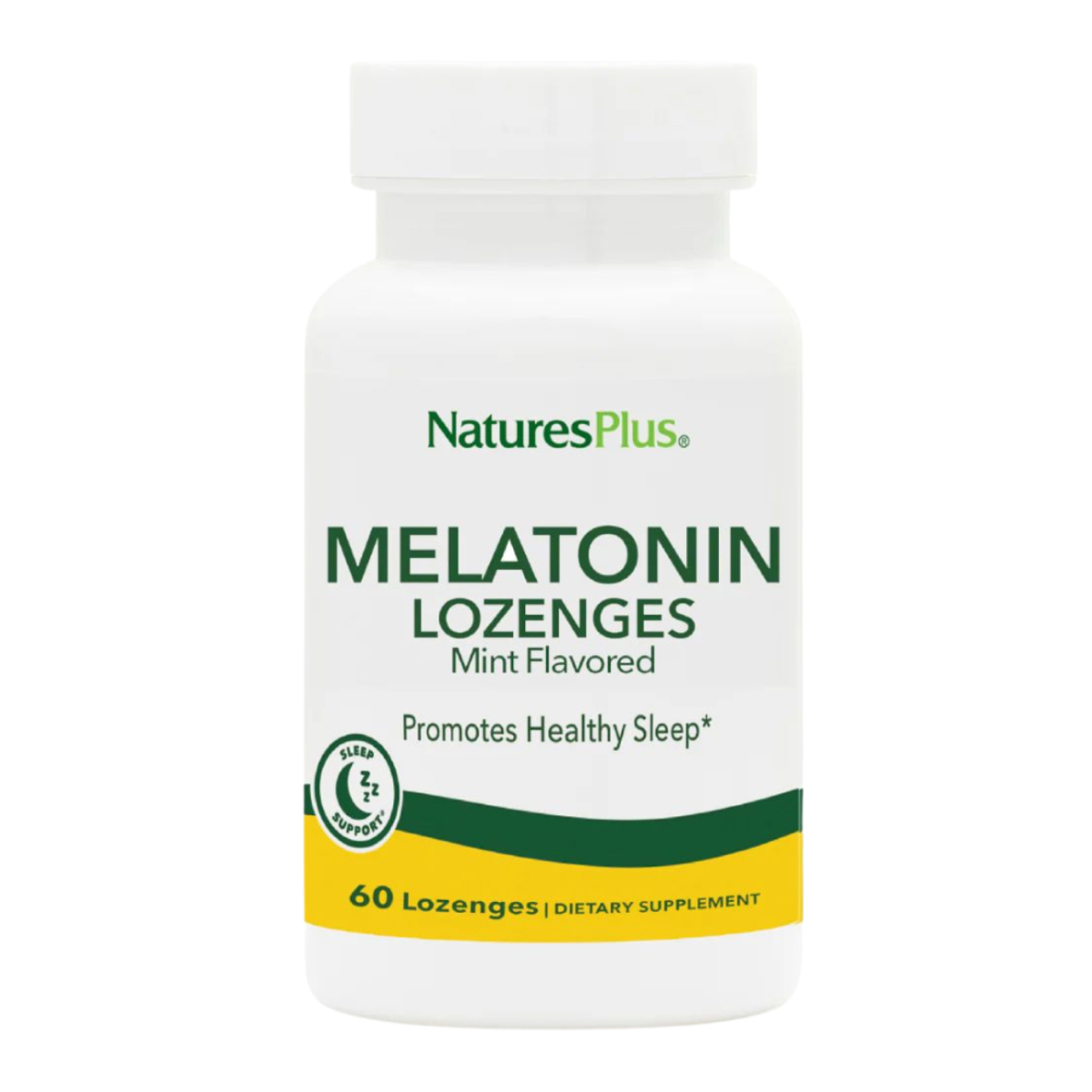 Мелатонін з вітаміном B6, Natures Plus Melatonin Sublingual, 3 мг, 60 таблеток
