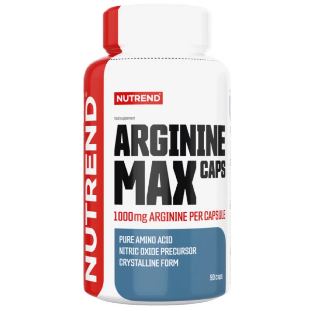 Аргінін, Nutrend Arginine Max, 90 капсул