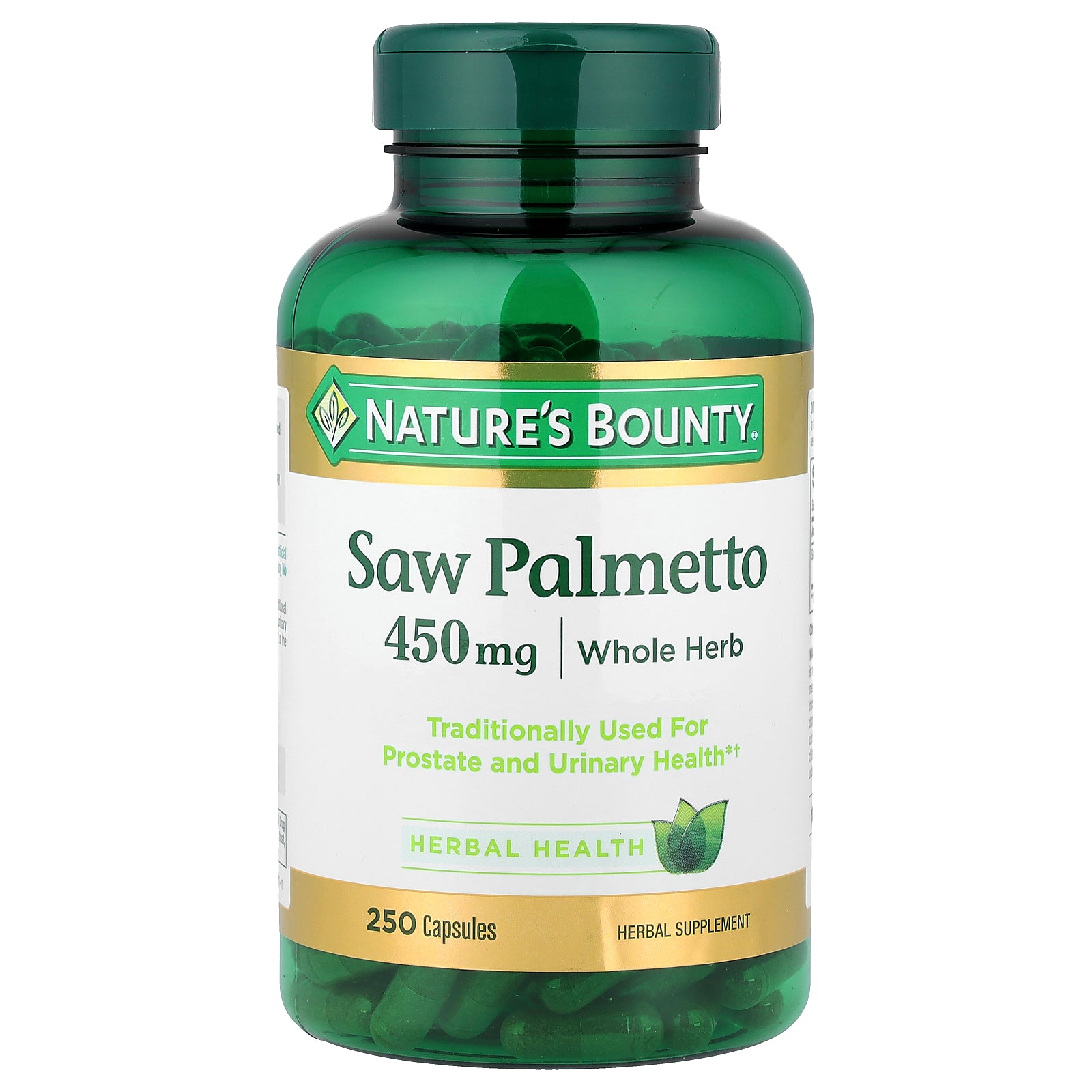 Со Пальметто, Nature's Bounty Saw Palmetto, 450 мг, 250 капсул