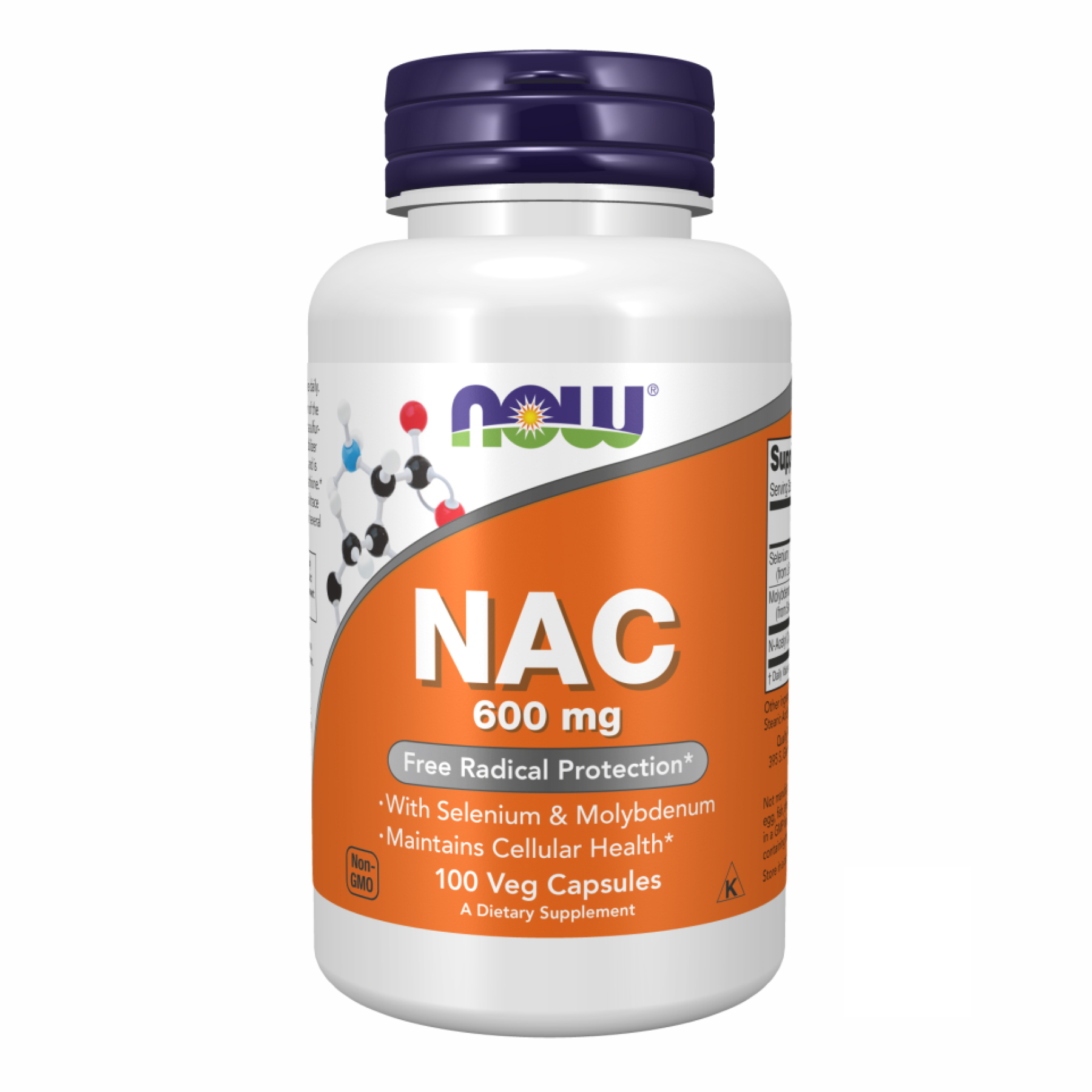 N-Acetylcysteine 600 мг - 100 веган капс