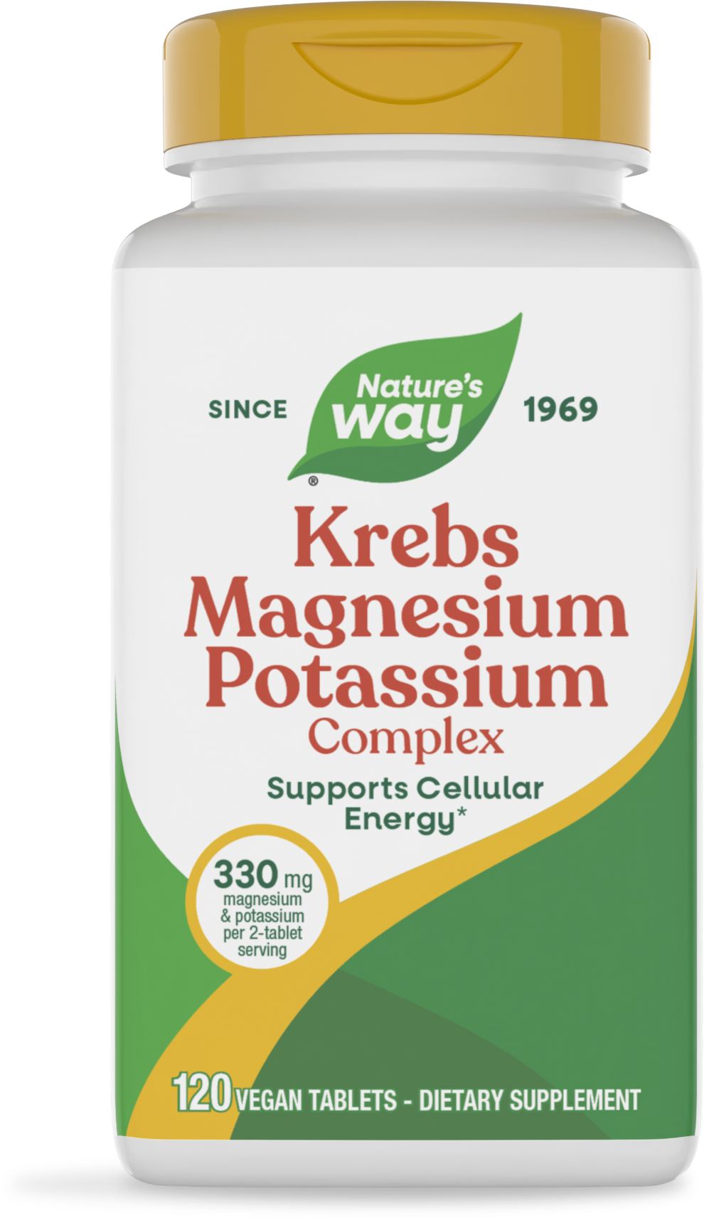Магній та калій, Nature's Way Krebs Magnesium Potassium, 120 таблеток