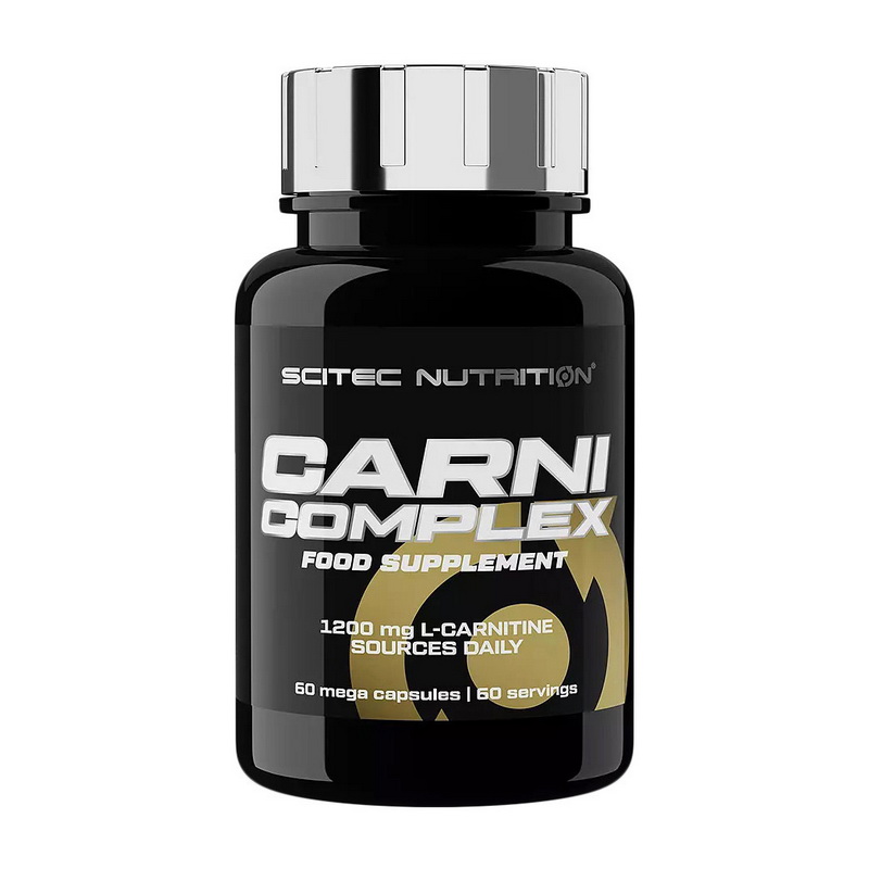 L-карнітиновий комплекс для жироспалювання, Scitec Nutrition Carni Complex, 60 капсул