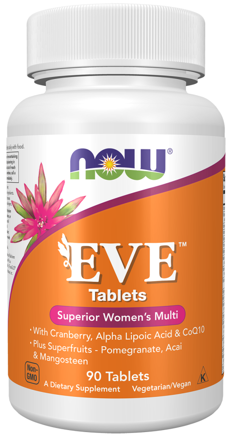 Мультивітаміни для жінок, Now Foods EVE Superior Womens Multi, 90 таблеток