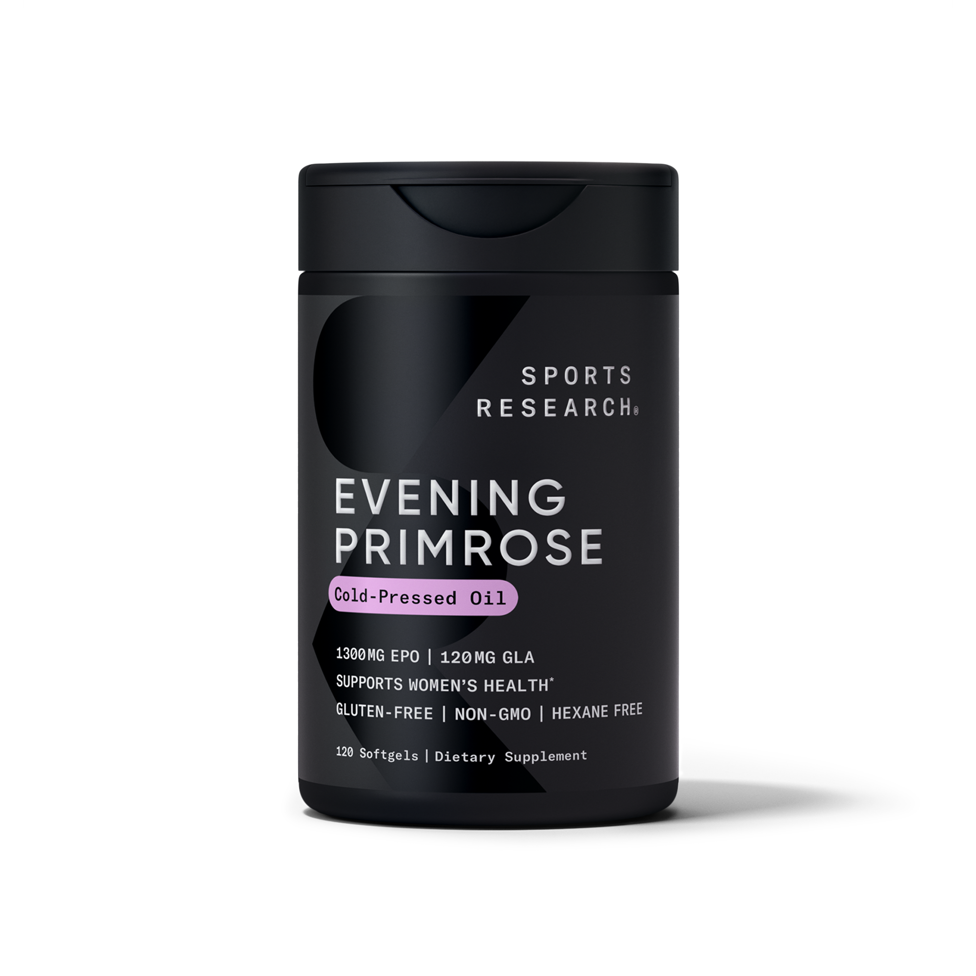 Олія примули вечірньої, Sports Research Evening Primrose Oil, 1300 мг, 120 м'яких капсул
