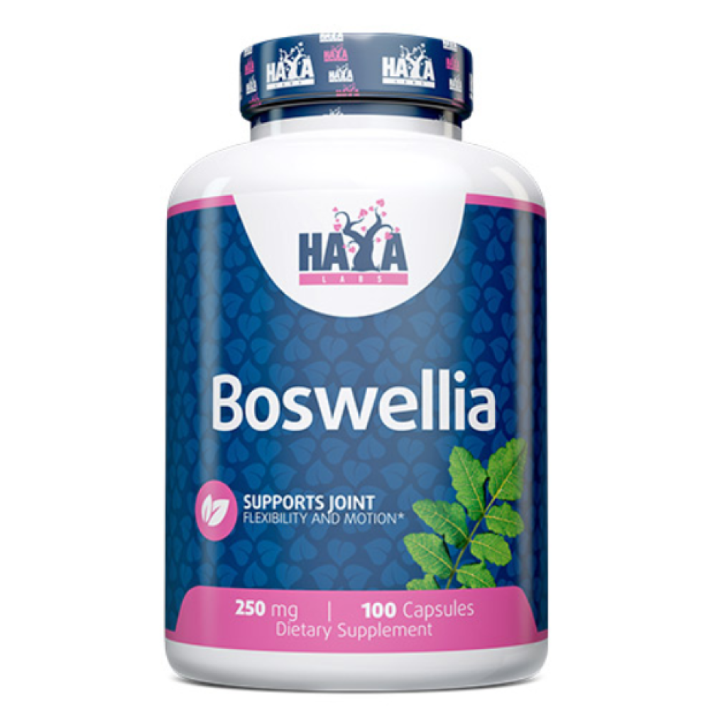 Босвелія, Haya Labs Boswellia, 250 мг, 100 капсул
