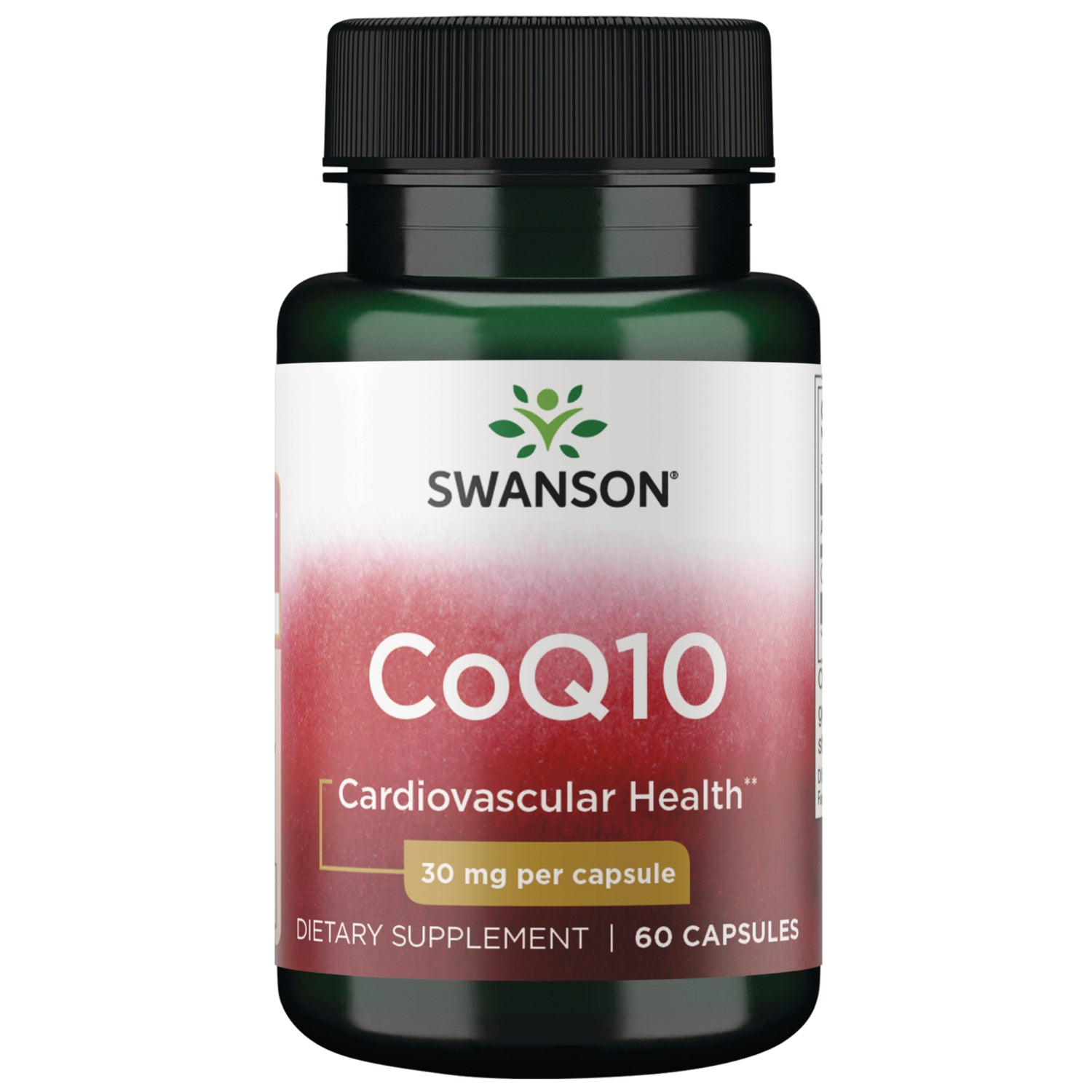 Коензим Q10, Swanson CoQ10, 30 мг, 60 капсул