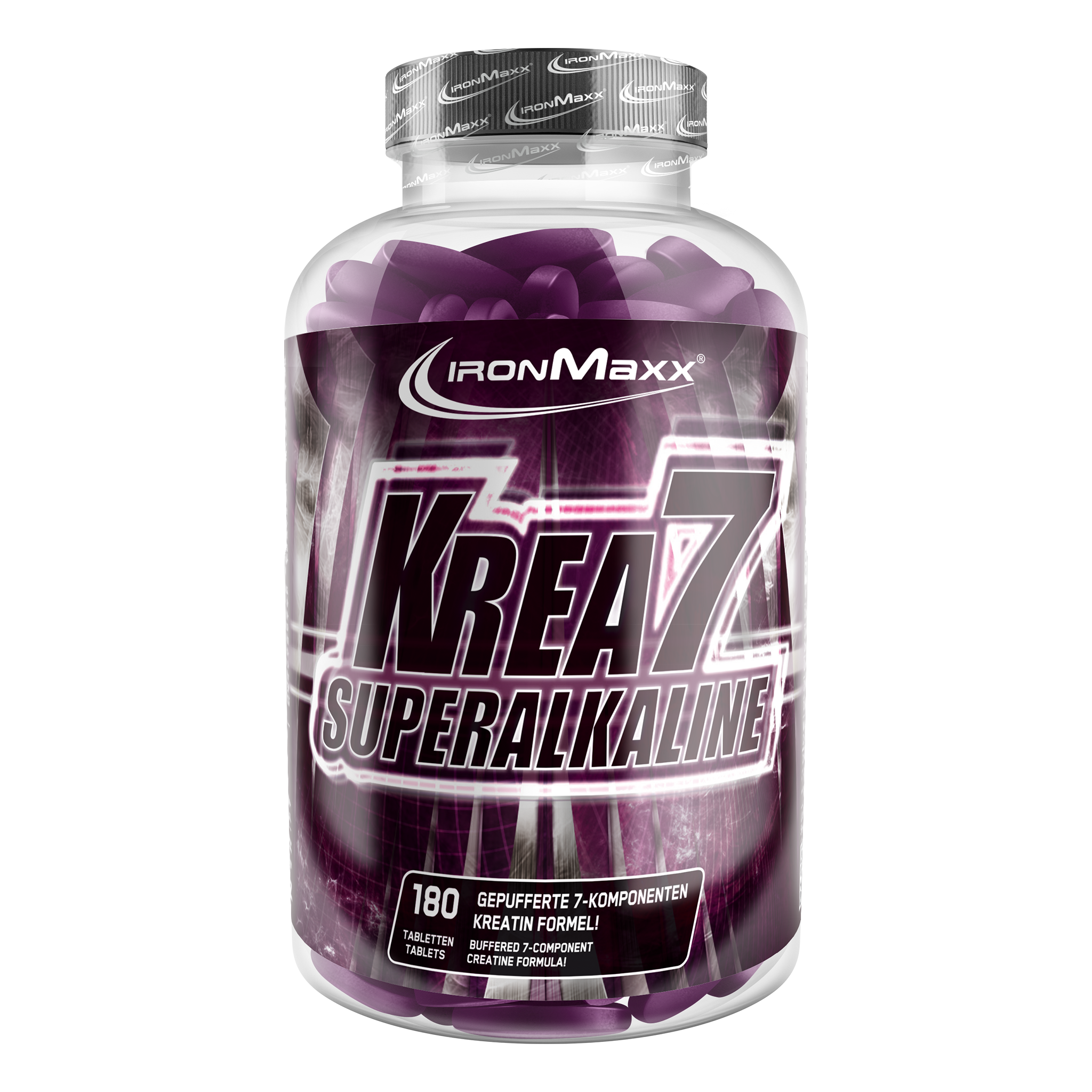 Креатин, IronMaxx Krea7 Superalkaline, 180 таблеток