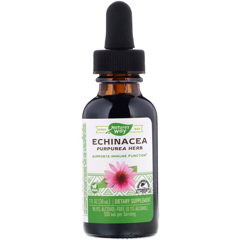 Ехінацея, Nature's Way Echinacea, 500 мг, 30 мл
