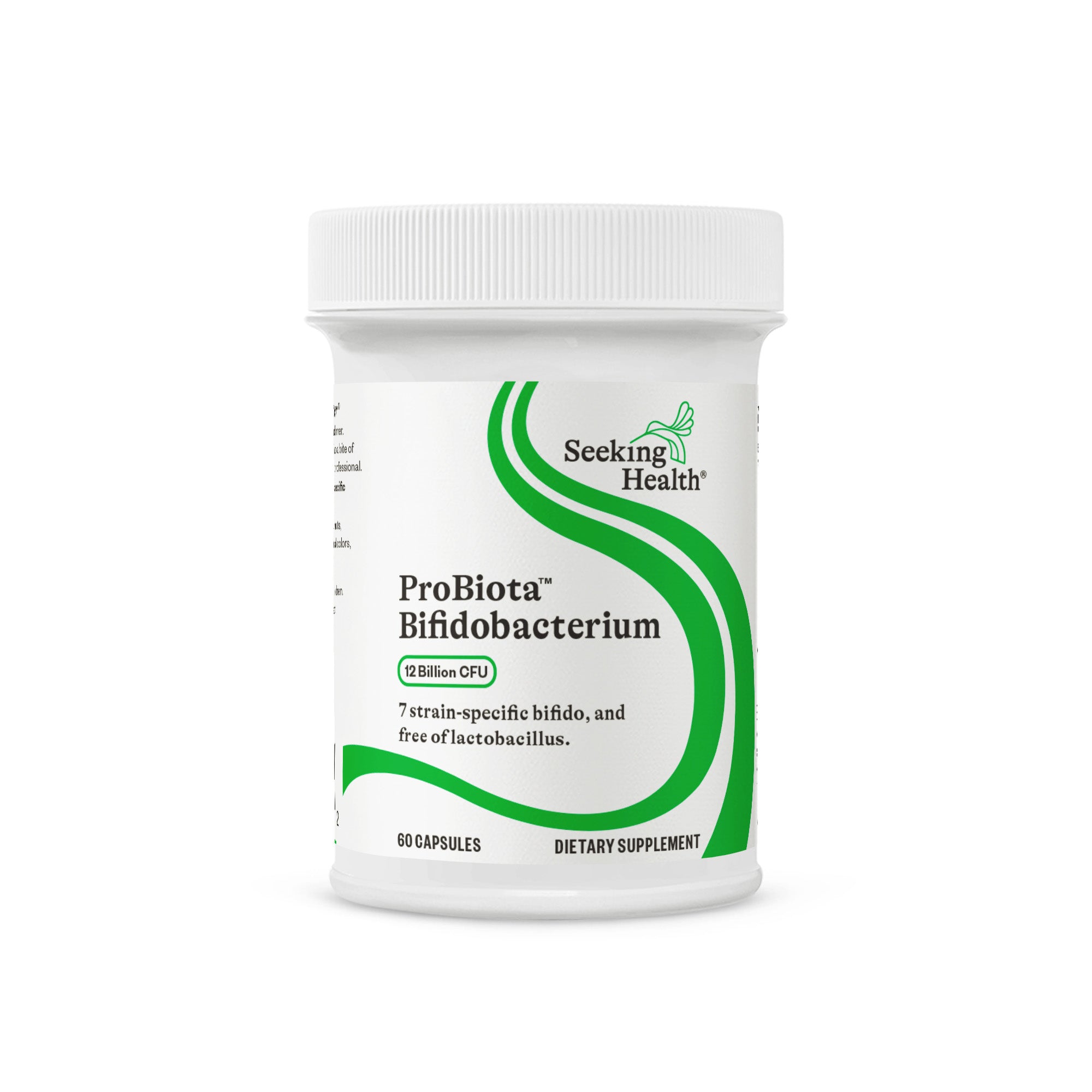 Пробіотики, 12 млрд КУО, Probiota Bifidobacterium, Seeking Health, 60 капсул