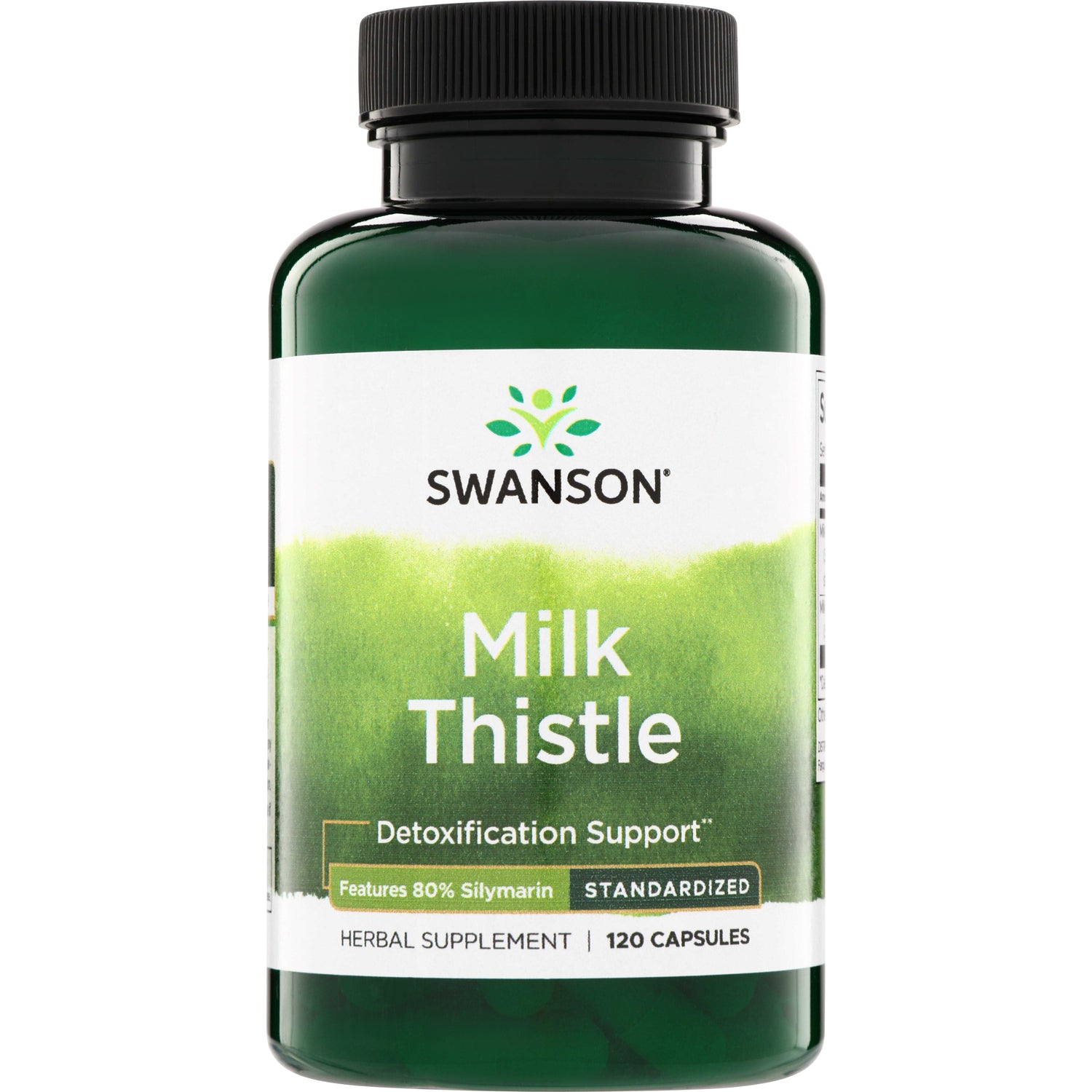 Молочний чортополох, Swanson Milk Thistle, 250 мг, 120 капсул