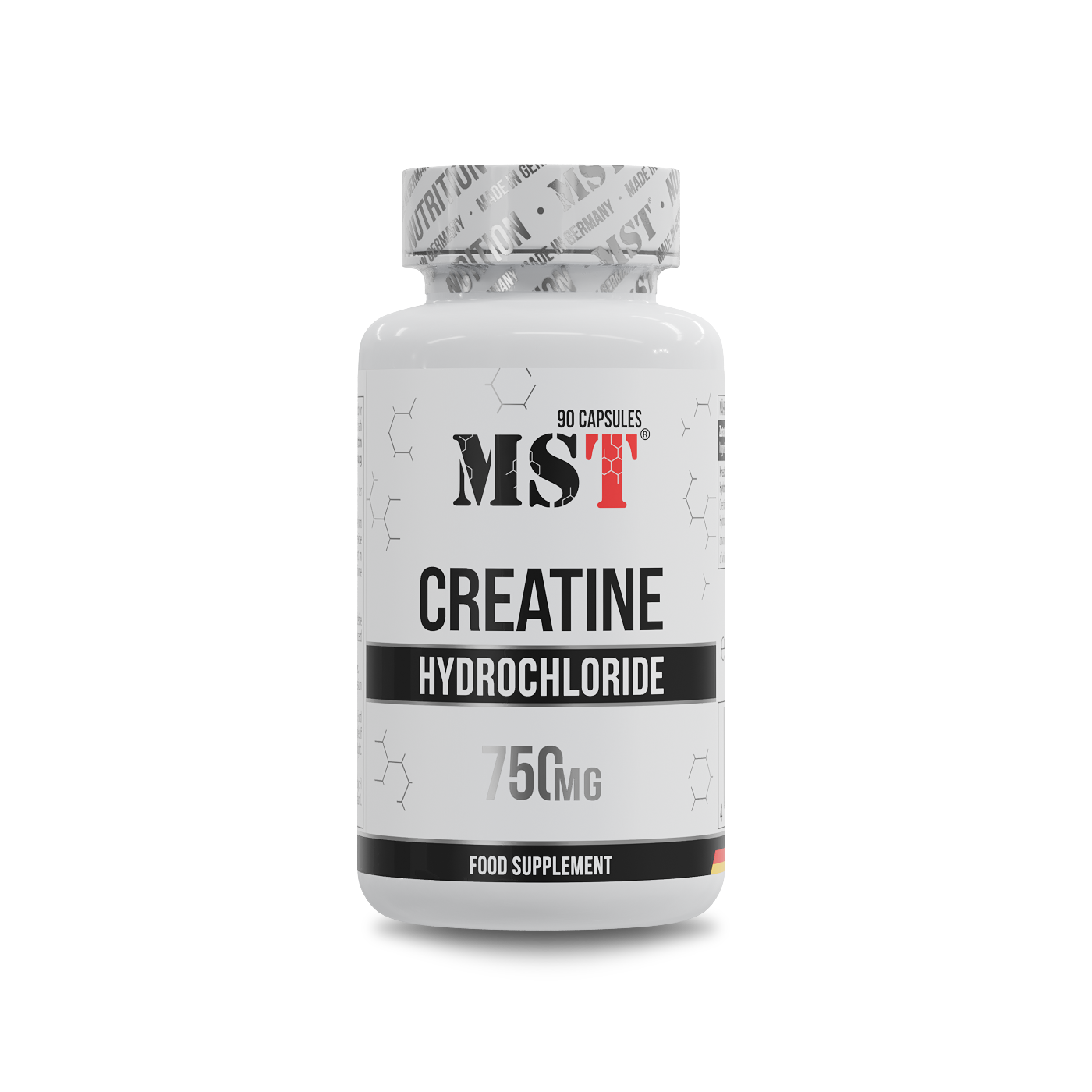 Креатин гідрохлорид, MST Creatine HCL, 90 капсул