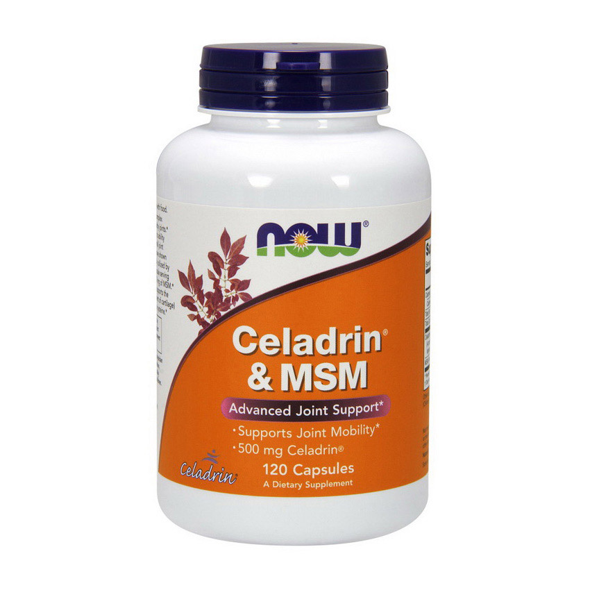 Комплекс для суглобів, Now Foods Celadrin & MSM, 120 капсул