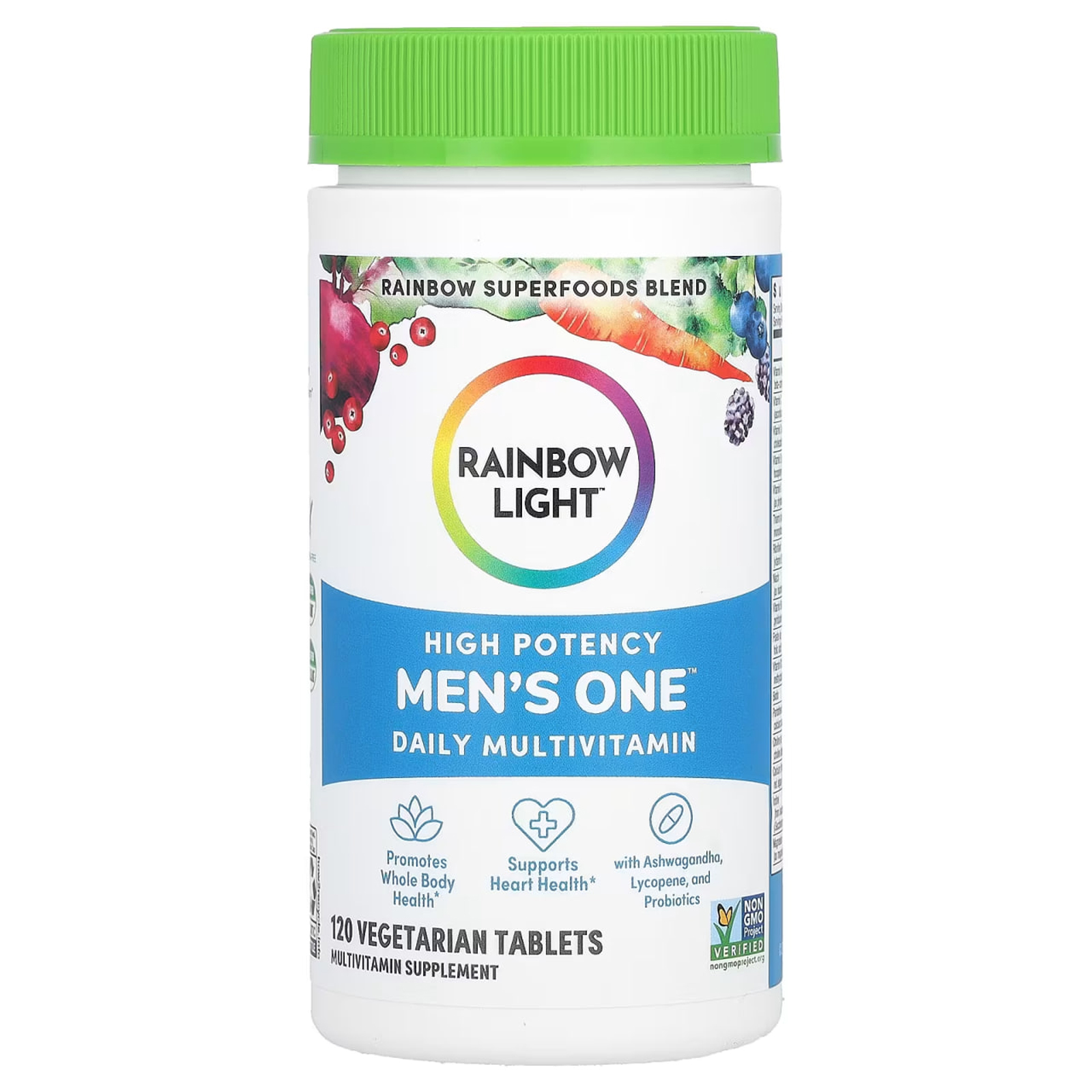 Мультивітаміни для чоловіків, Rainbow Light Men's One Daily Multivitamin, 120 таблеток