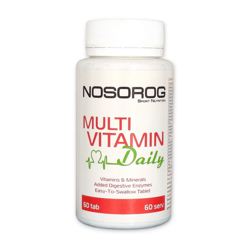 Мультивітаміни, NOSOROG Multi Vitamin Daily, 60 таблеток