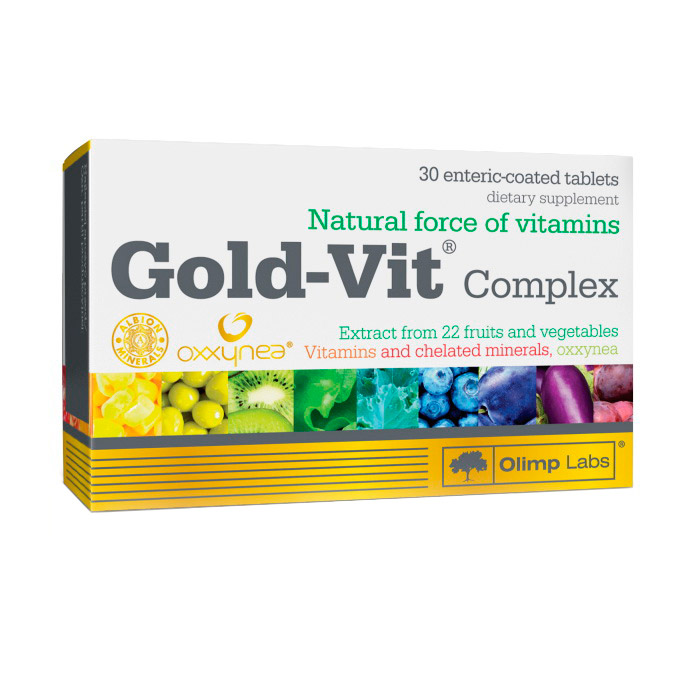 Мультивітамінний комплекс, Olimp Nutrition Gold-Vit Complex, 30 таблеток